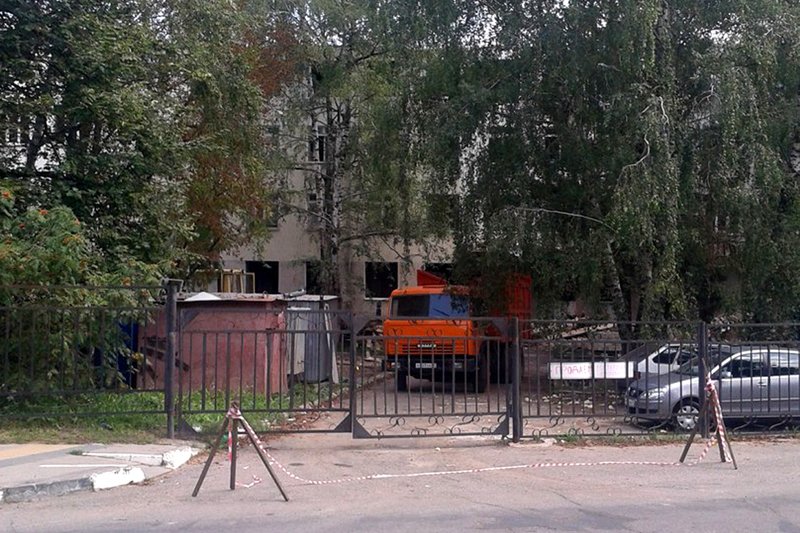 В Белгороде сносят здание роддома на Некрасова