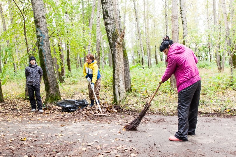 Жители южной части Полевского совместными усилиями прибрали..., фото-7 Жители южной части Полевского совместными усилиями прибрали парк, фото-7