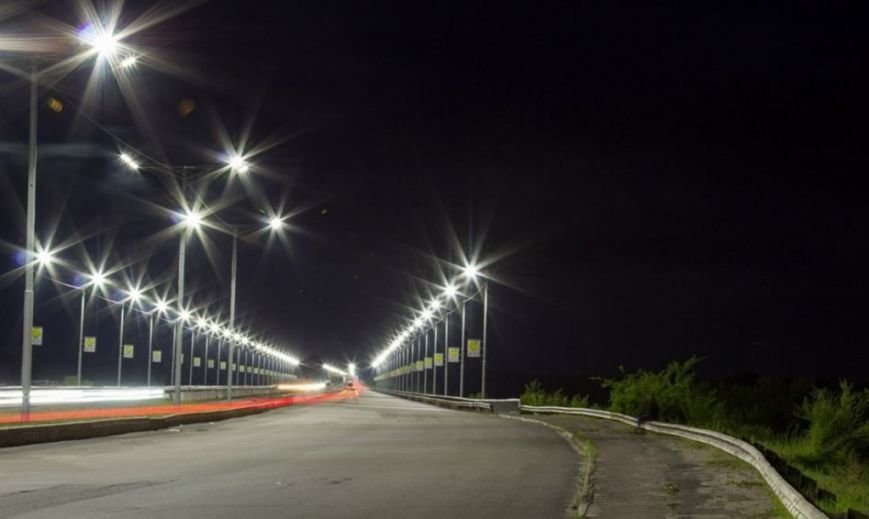 Освещение моста Освещение моста