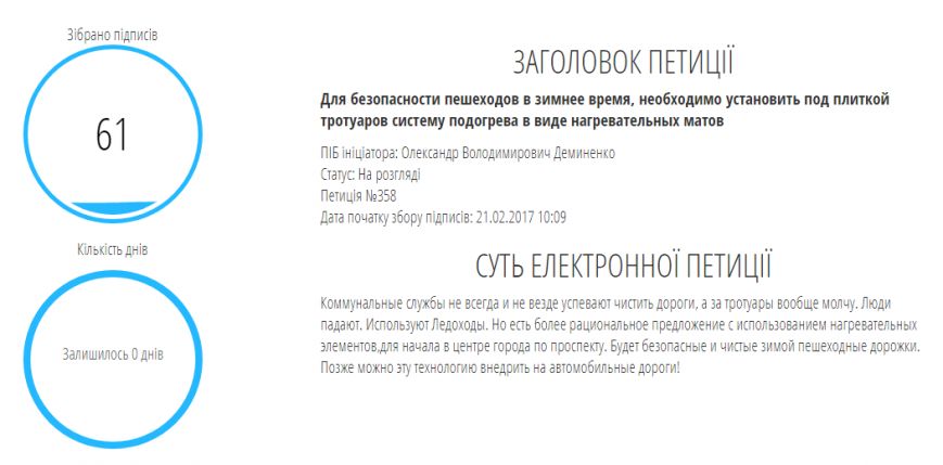Подогрев тротуаров, памятник коту Ваське и "рояли для людей..., фото-1 Подогрев тротуаров, памятник коту Ваське и "рояли для людей": ТОП-10 самых странных петиций запорожцев, фото-1