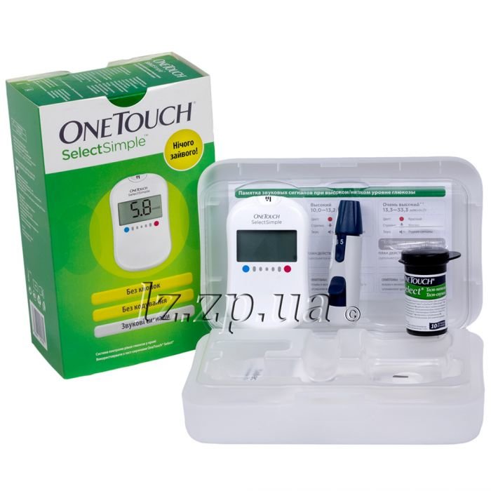Глюкометр onetouch select siple