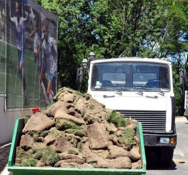 На стадионе «Черноморец» полностью меняют газон, фото-2 На стадионе «Черноморец» полностью меняют газон, фото-2