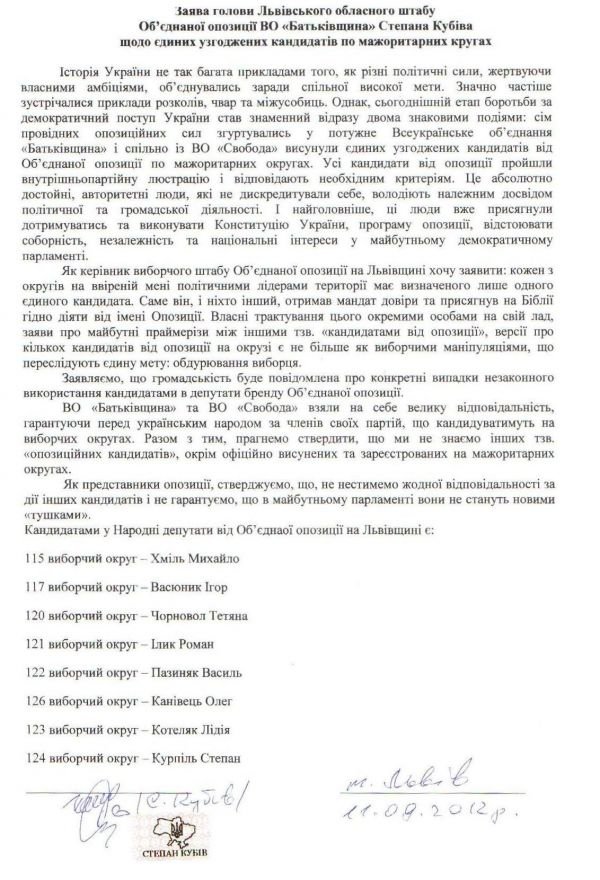 заява заява
