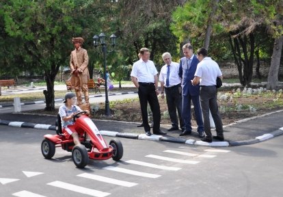 В Симферополе после ремонта открыли Городок безопасности до..., фото-1 В Симферополе после ремонта открыли Городок безопасности дорожного движения (фото), фото-1
