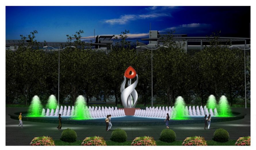 Circus fountain with statue_новый размер Circus fountain with statue_новый размер