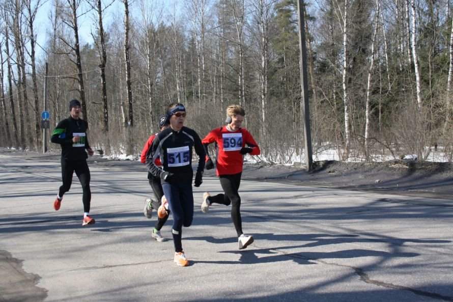 Пробег от спортсменов