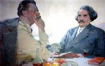 М. Горький и С. Сергеев-Ценский М. Горький и С. Сергеев-Ценский