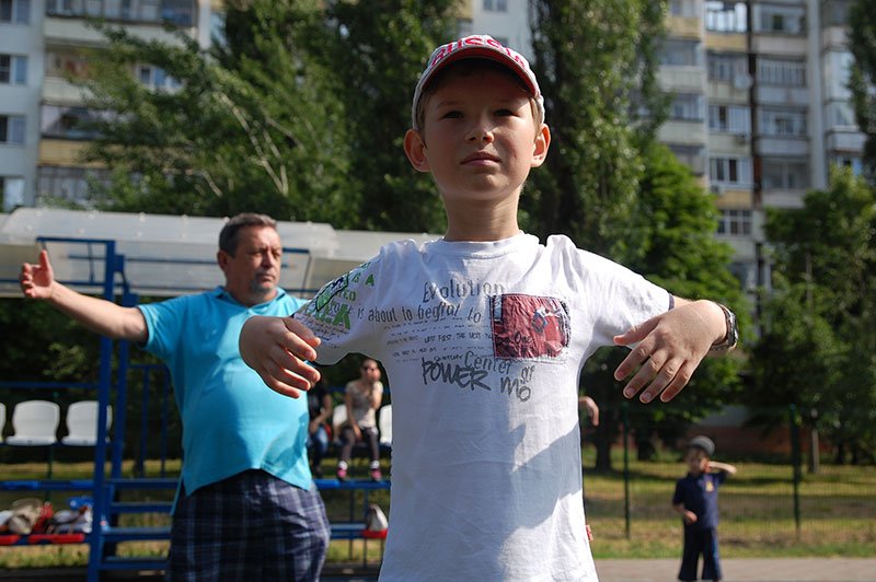 В Белгороде очередную «Зарядку со звездой» провела Юлия Хоркина (фото) - фото 3 В Белгороде очередную «Зарядку со звездой» провела Юлия Хоркина (фото) - фото 3