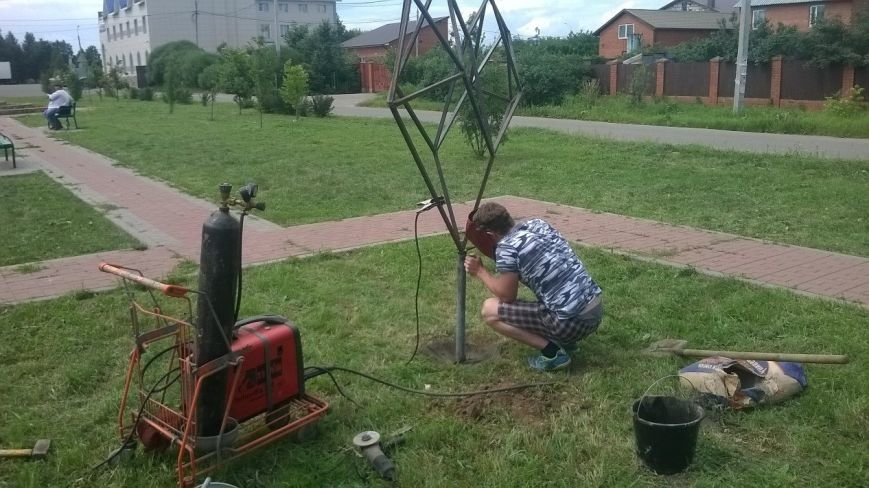 В Домодедово в День семьи, любви и верности появились семей..., фото-2 В Домодедово в День семьи, любви и верности появились семейные сердца, фото-2