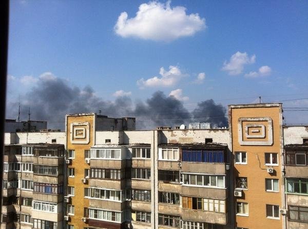 Донецк сотрясается от мощных взрывов (ФОТО), фото-1 Донецк сотрясается от мощных взрывов (ФОТО), фото-1
