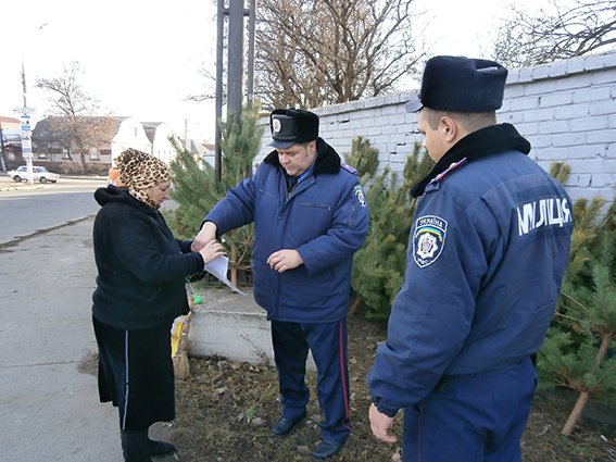 Николаевские милиционеры взялись «гонять» продавцов «незаконных» елок (ФОТО, ВИДЕО) (фото) - фото 2 Николаевские милиционеры взялись «гонять» продавцов «незаконных» елок (ФОТО, ВИДЕО) (фото) - фото 2