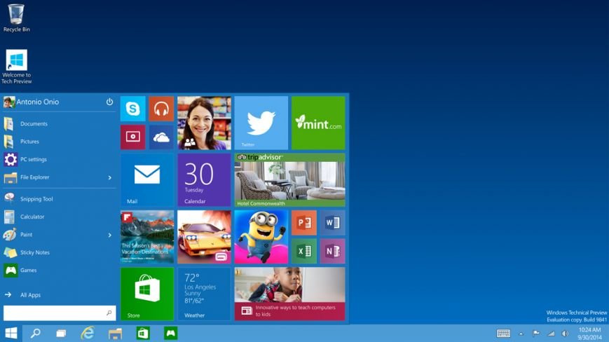Компания Microsoft презентовала Windows 10 (фото) - фото 1 Компания Microsoft презентовала Windows 10 (фото) - фото 1