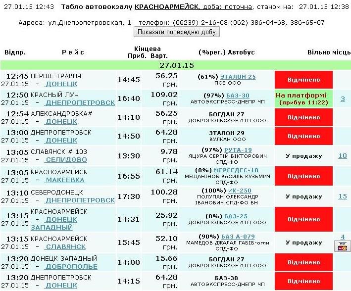 Автобусы из Красноармейска в Донецк отменены (ФОТОФАКТ) (фото) - фо... Автобусы из Красноармейска в Донецк отменены (ФОТОФАКТ) (фото) - фото 1