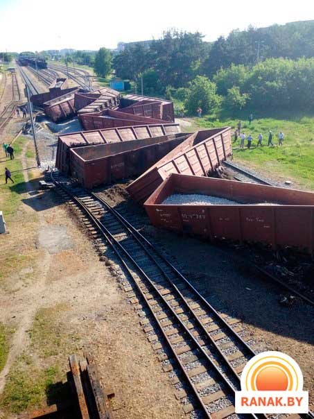 Товарный состав сошел с рельсов в Светлогорске (фото) (фото) - фото 8 Товарный состав сошел с рельсов в Светлогорске (фото) (фото) - фото 8