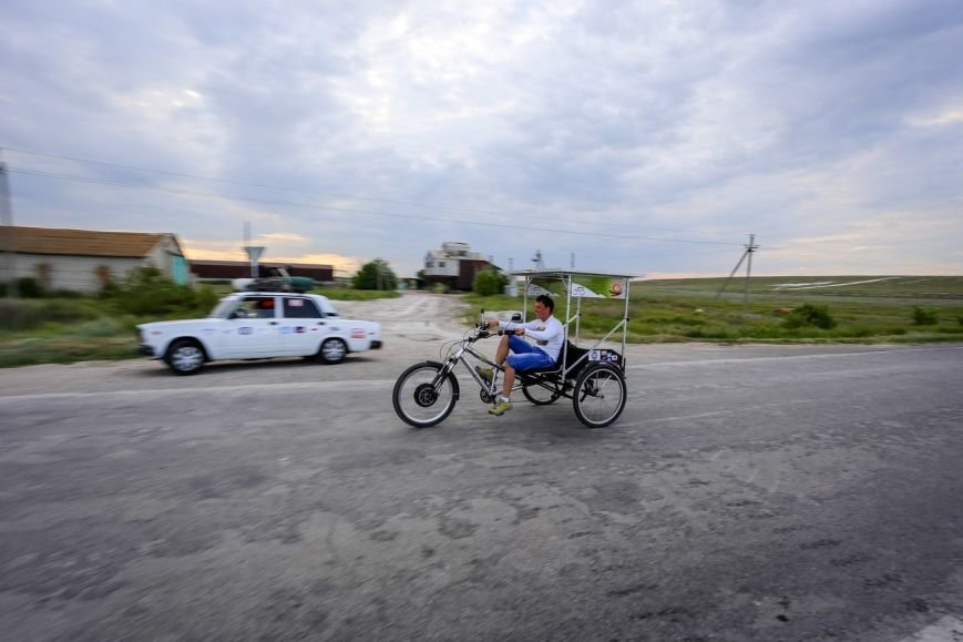 Велосипед «Гелиос» прошел по волгоградской трассе почти 200 километров, фото-1