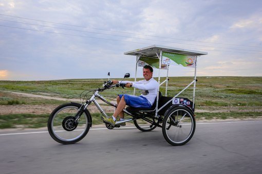 Велосипед «Гелиос» прошел по волгоградской трассе почти 200 километров, фото-3