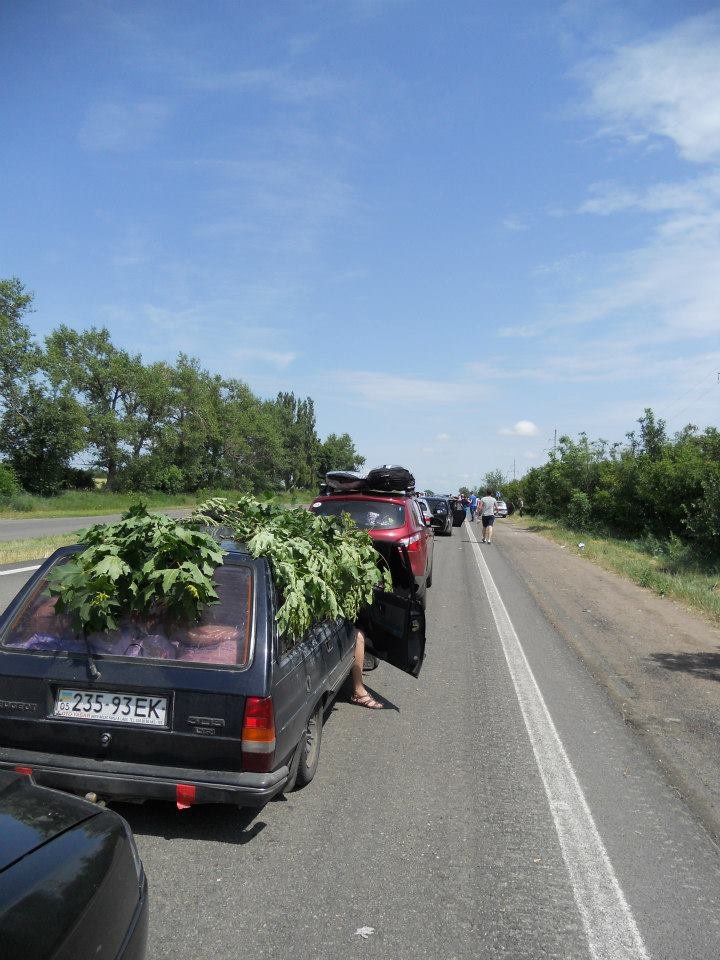 Авто донецк волноваха