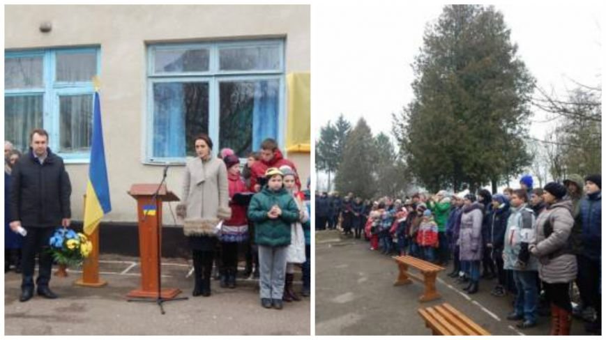 На Хмельниччині відкрили меморіальну дошку ще одному загиблому воїну (Фото) (фото) - фото 1 На Хмельниччині відкрили меморіальну дошку ще одному загиблому воїну (Фото) (фото) - фото 1