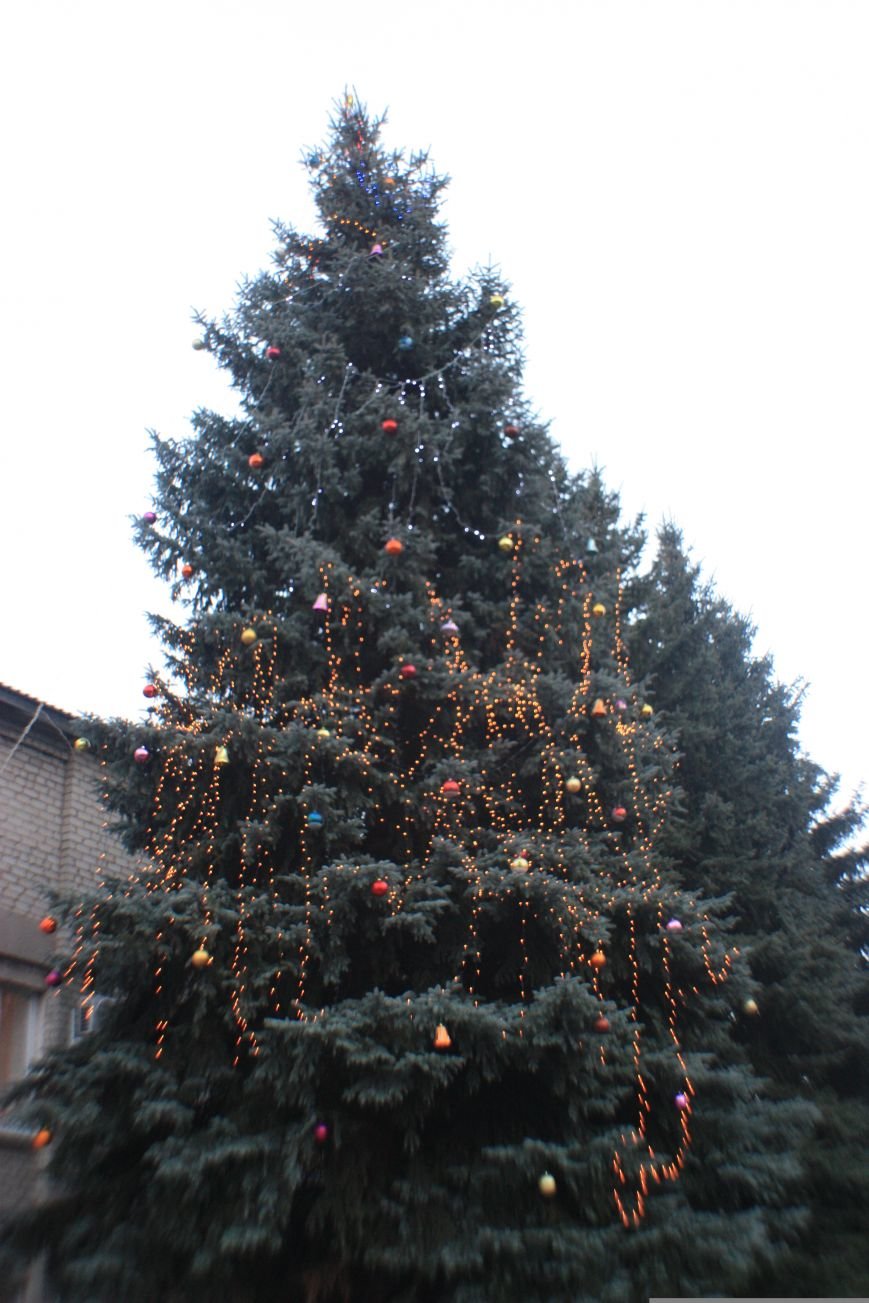 Фотофакт: в Авдеевке нарядили главную ёлку города (ФОТО), фото-2 Фотофакт: в Авдеевке нарядили главную ёлку города (ФОТО), фото-2