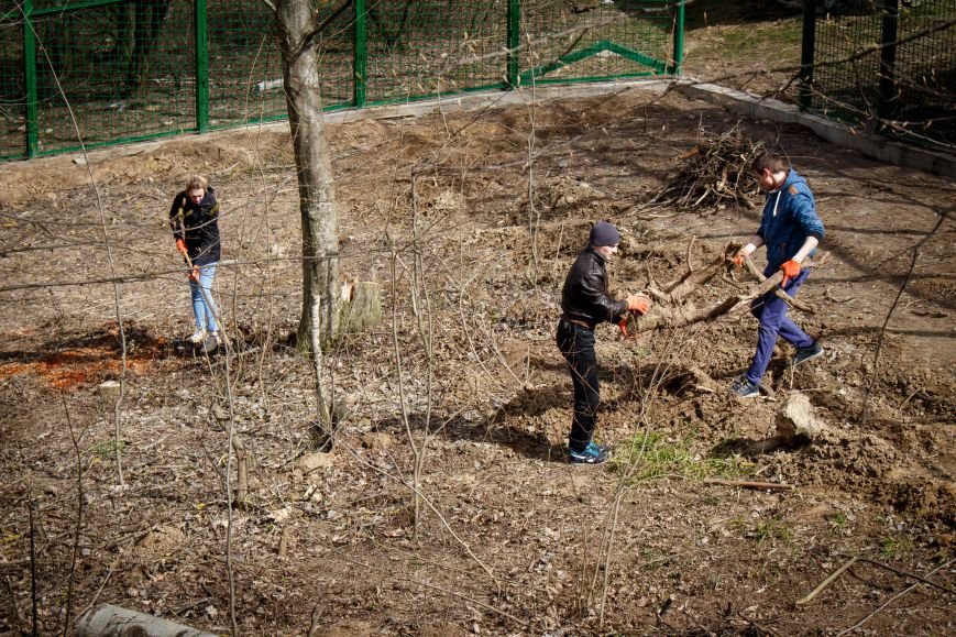 Молодь Рівного готувала зоопарк до відкриття сезону, фото-2 Молодь Рівного готувала зоопарк до відкриття сезону, фото-2