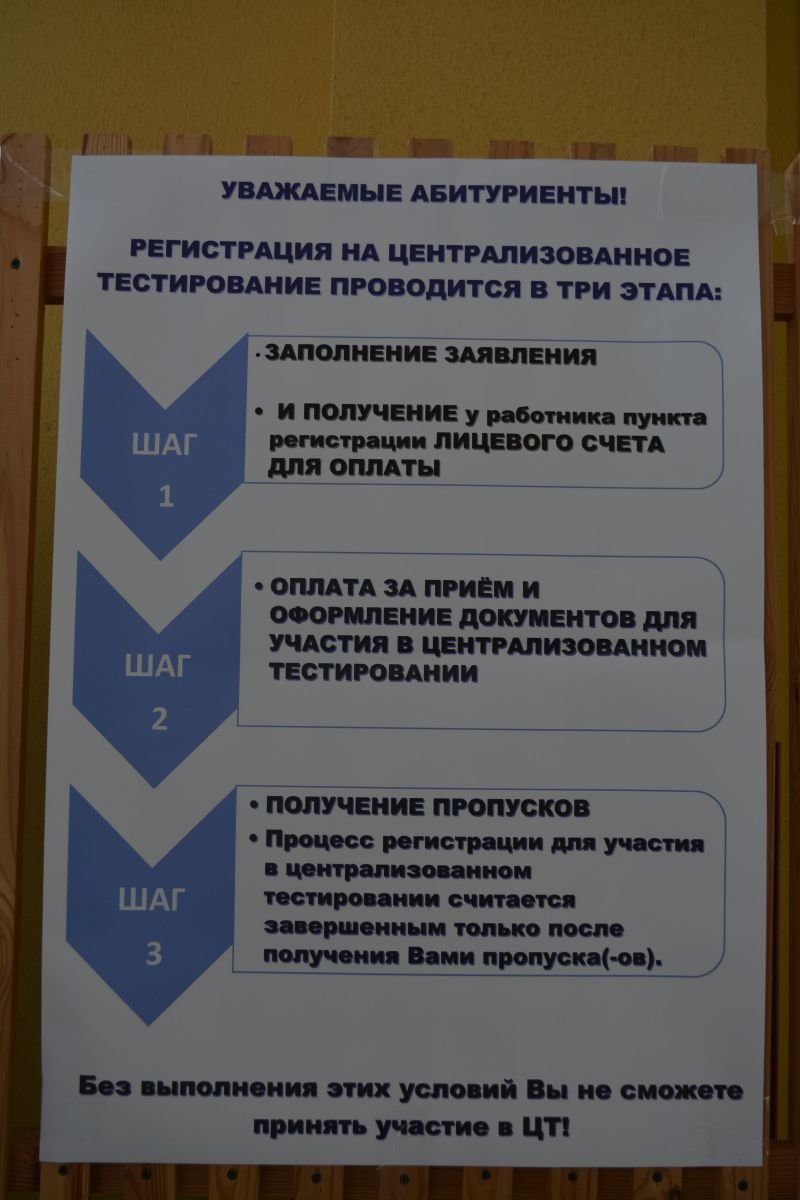 В ПГУ началась регистрация для прохождения ЦТ. Фоторепортаж, фото-1