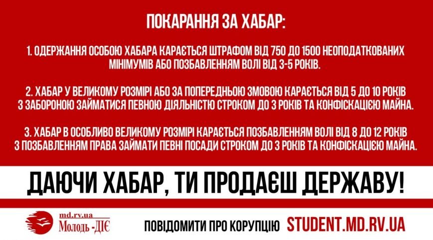 Як рівненським студентам не давати хабар?, фото-1 Як рівненським студентам не давати хабар?, фото-1