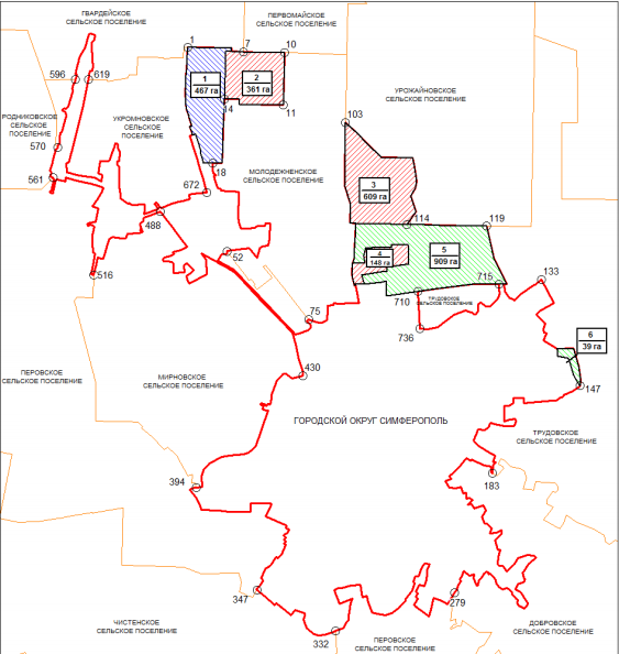 Генеральный план мирное симферопольского района
